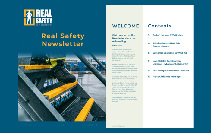 Safety Newsletter front image