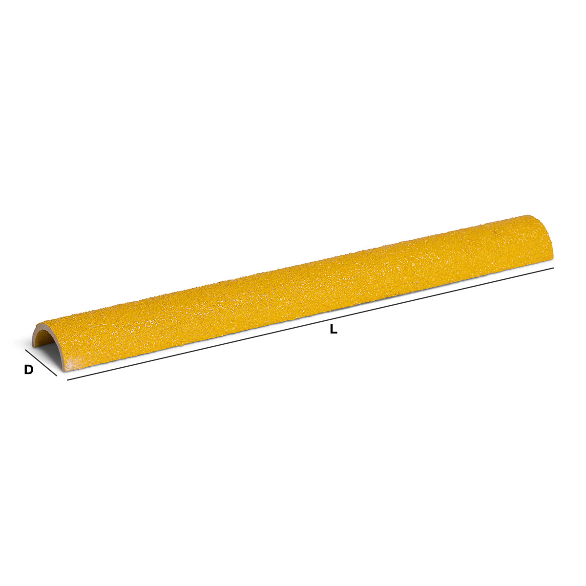 Round ladder rung covers with durable anti-slip surface for safer industrial ladder access.