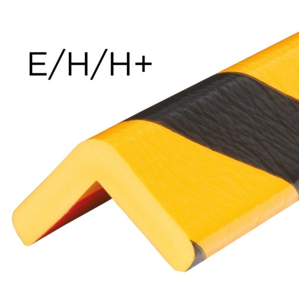 Bumper for corner protection in type E, H and H+.