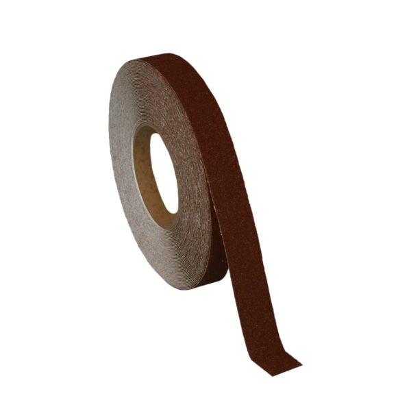Anti-slip tape in brown, size 25mm.