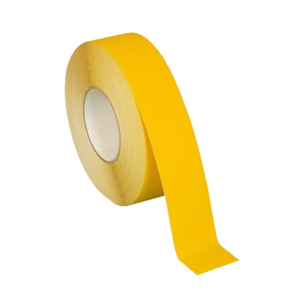 Anti-slip tape in yellow, size 50mm.